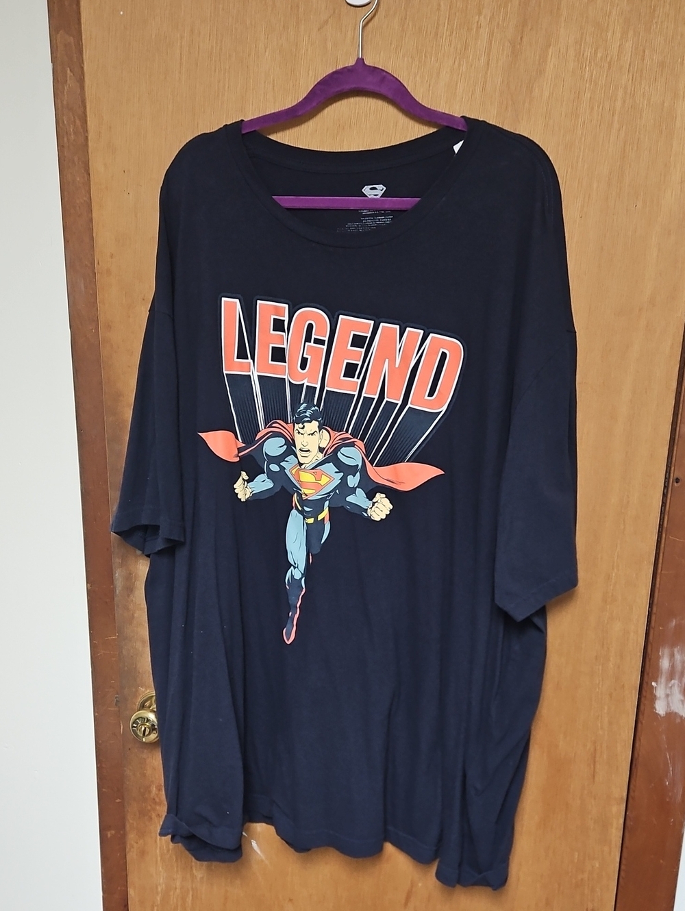 Superman Legend Graphic Short Sleeve Tee - Black